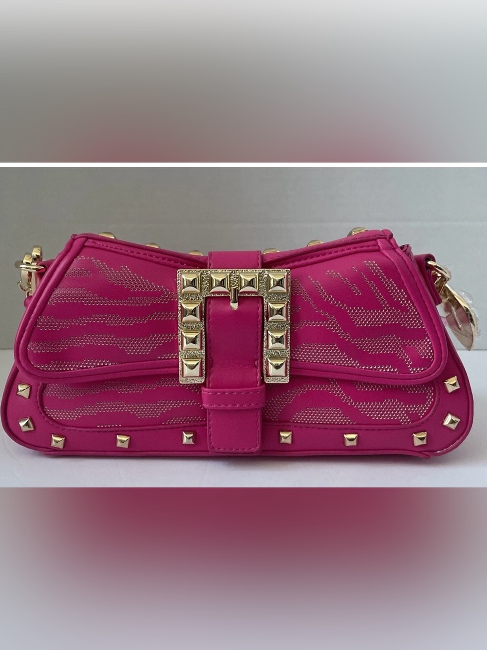 Betsey Johnson Easy There Tiger Crossbody Shoulder Bag / Purse New With Tag